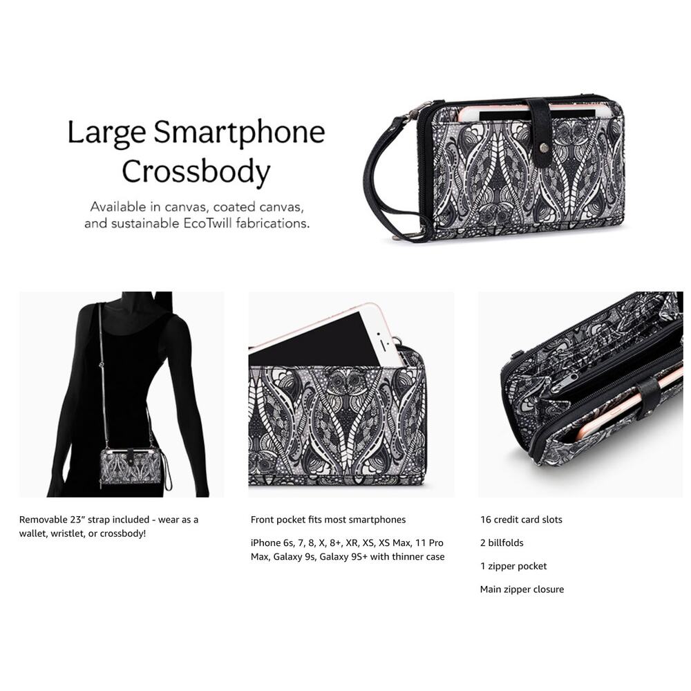 Artists circle Lrg Smart Phone crossbody All in 1 - Picture 2 of 7